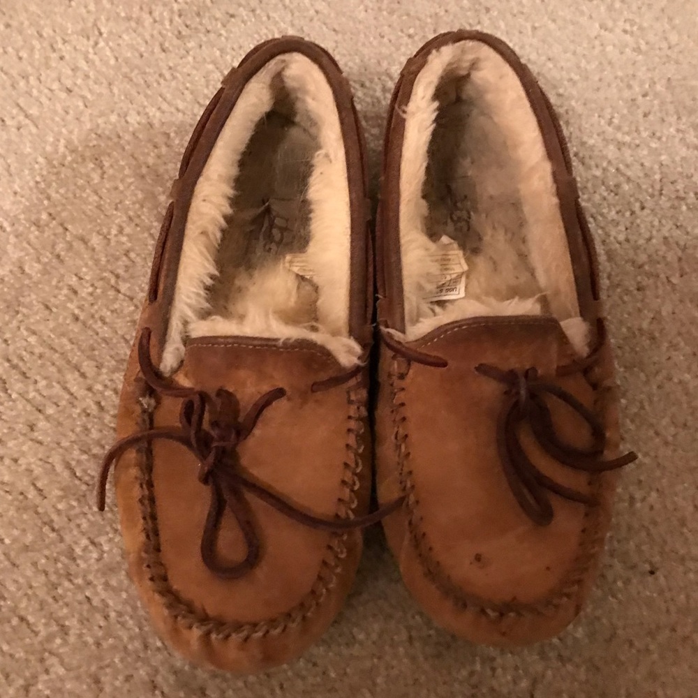 UGG Authentic Brown Loafers Size 8